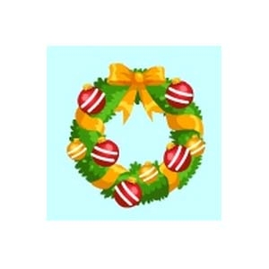 Animated Sparkly Wreath